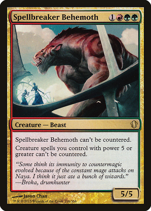 Spellbreaker Behemoth (Commander 2013 #216)