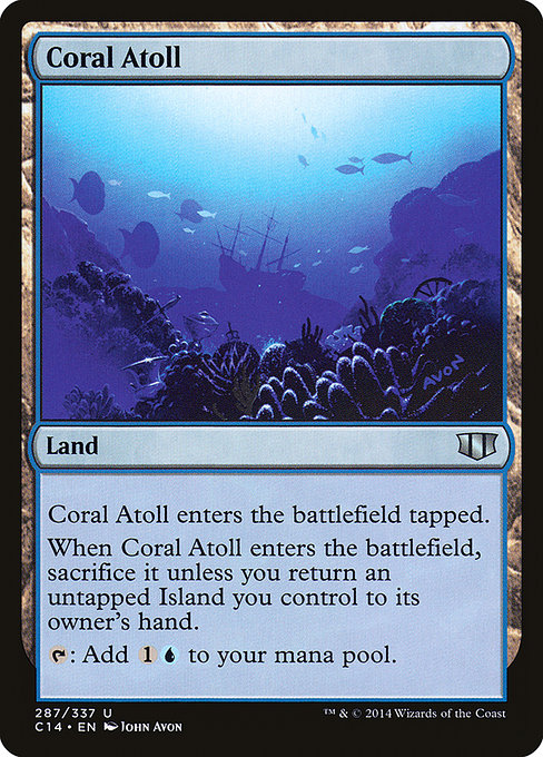Coral Atoll (Commander 2014 #287)