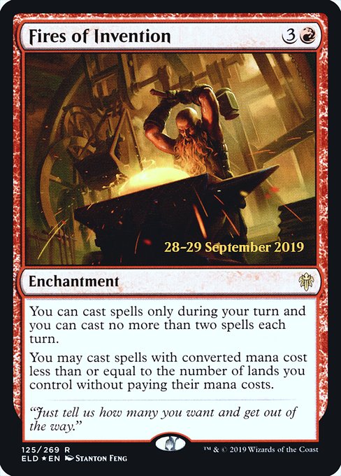 Fires of Invention (Throne of Eldraine Promos #125s)