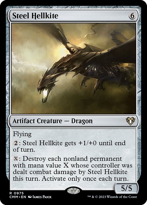 Steel Hellkite (Commander Masters #975)