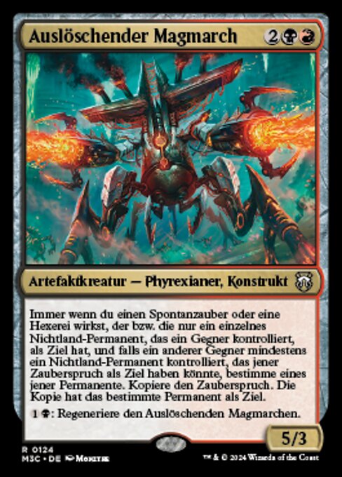 Exterminator Magmarch (Modern Horizons 3 Commander #124)