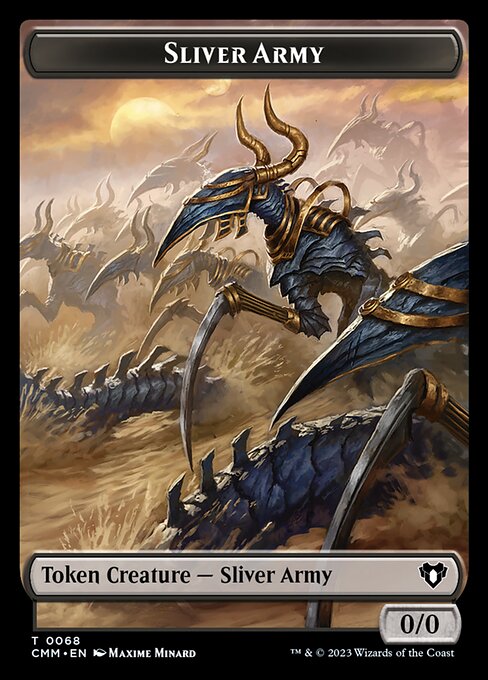 Sliver Army (Commander Masters Tokens #68)