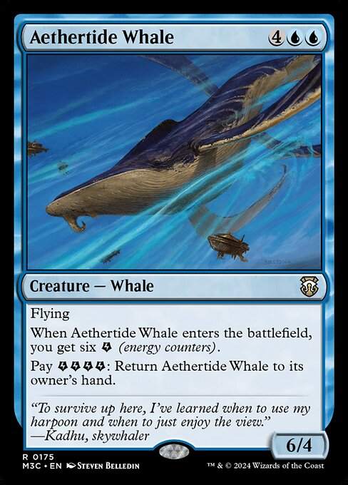 Aethertide Whale (Modern Horizons 3 Commander #175)