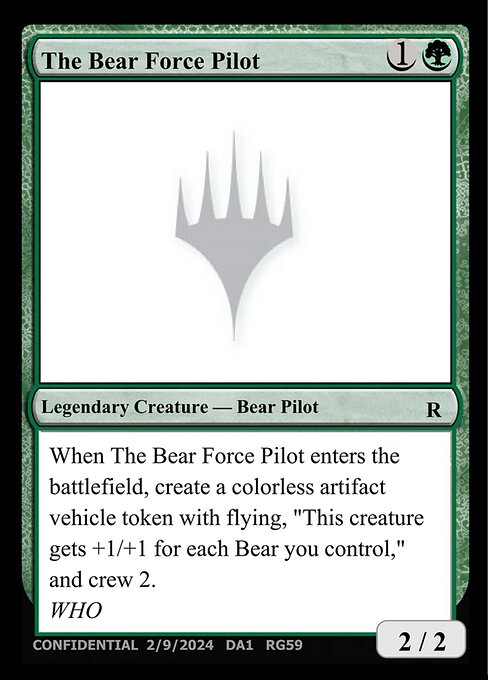 The Bear Force Pilot