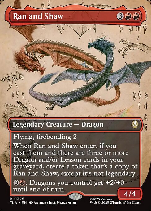 Ran and Shaw magic the gathering card art