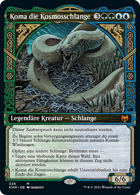 Koma, Cosmos Serpent (Kaldheim #326)
