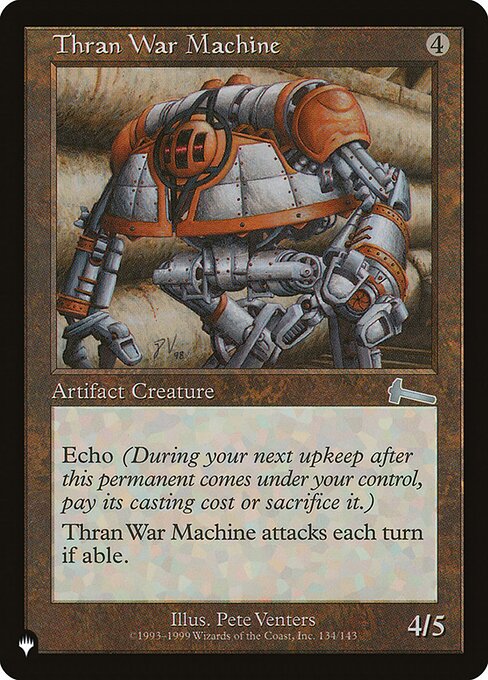Machine de guerre thran|Thran War Machine