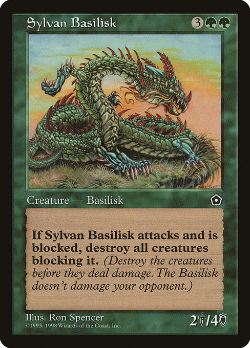 Sylvan Basilisk (Portal Second Age #146)