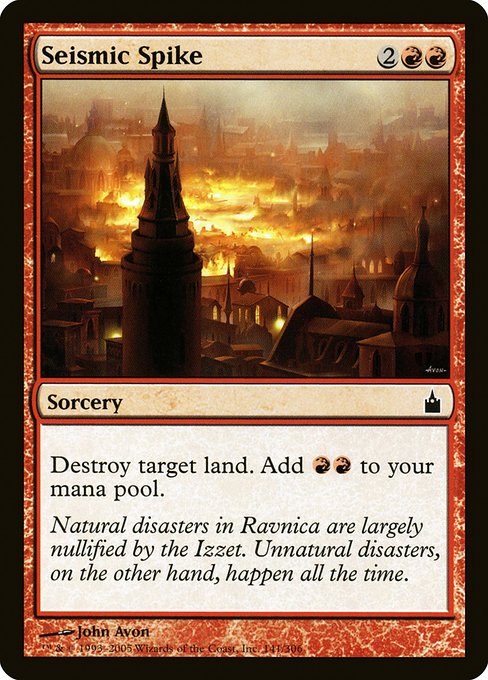 Seismic Spike (Ravnica: City of Guilds #141)