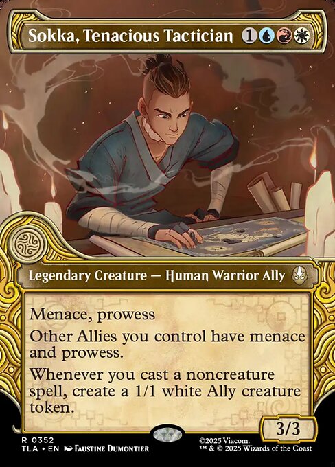Sokka, Tenacious Tactician magic the gathering card art