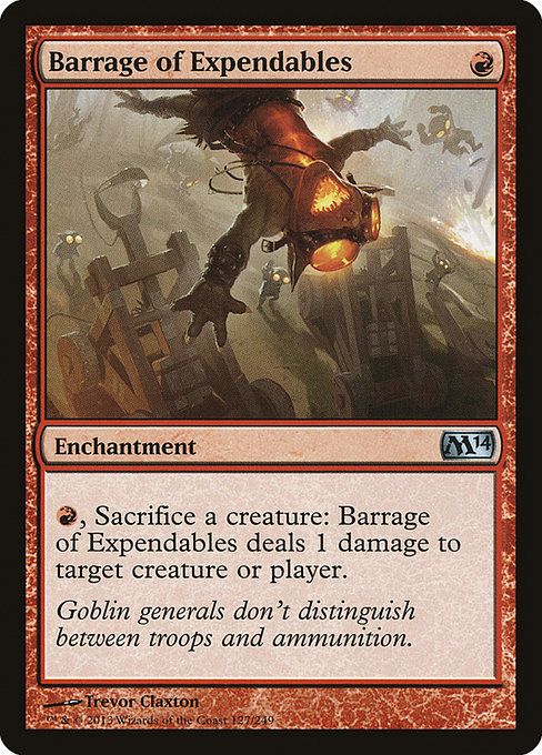 Barrage of Expendables (M14)