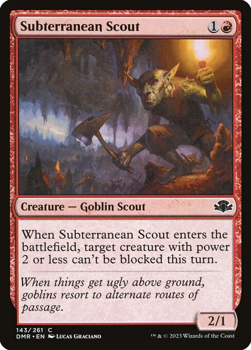 Subterranean Scout (Dominaria Remastered #143)