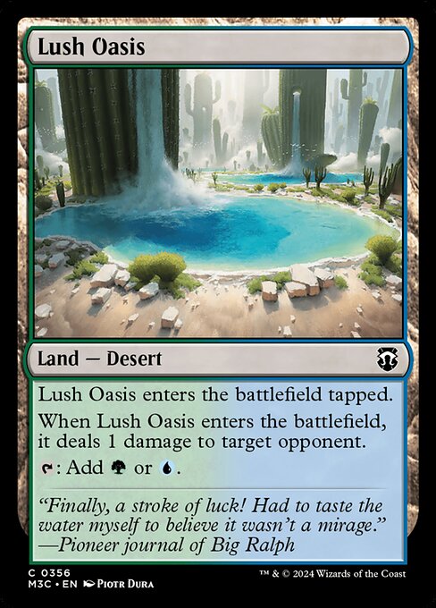 Lush Oasis (Modern Horizons 3 Commander #356)