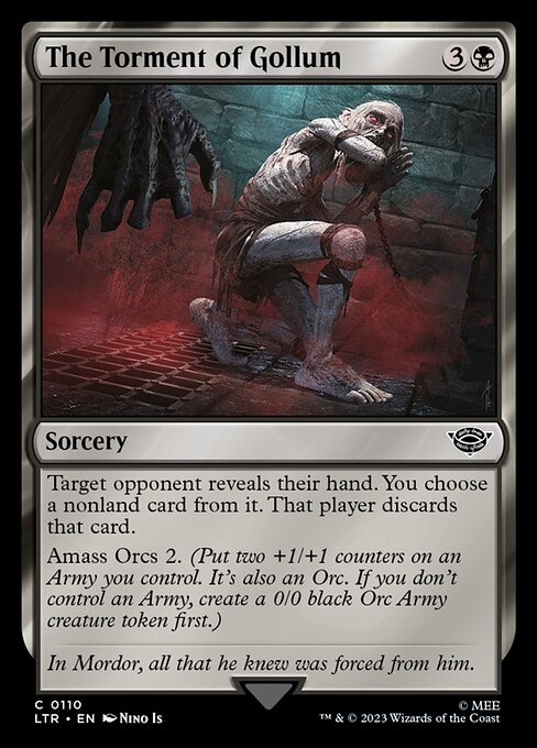 The Torment of Gollum card image