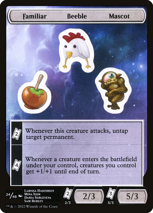 Familiar Beeble Mascot card image
