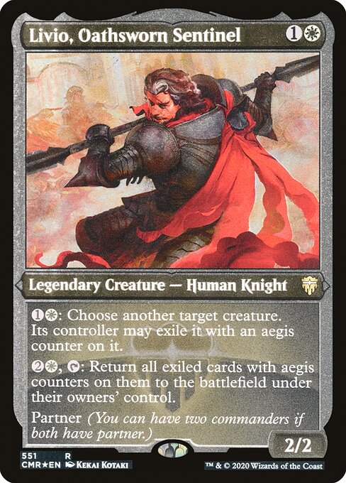 Livio, Oathsworn Sentinel (Commander Legends #551)