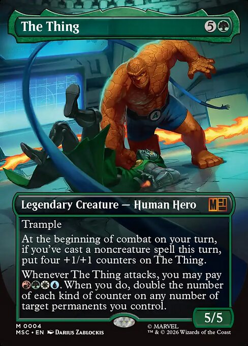 The Thing magic the gathering card art