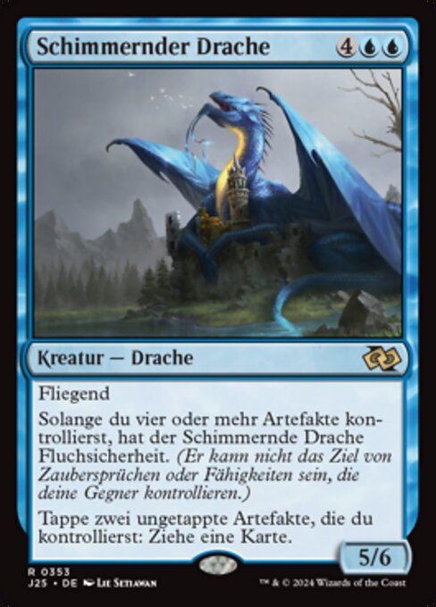 Schimmernder Drache