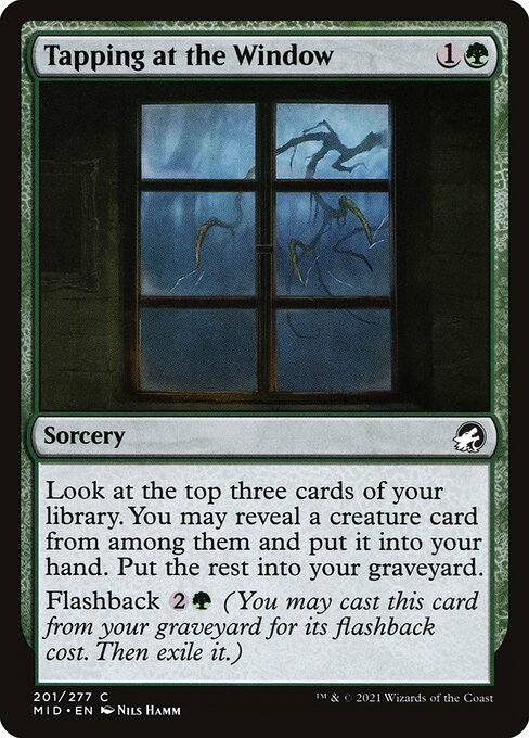 Tapping at the Window (Innistrad: Midnight Hunt #201)