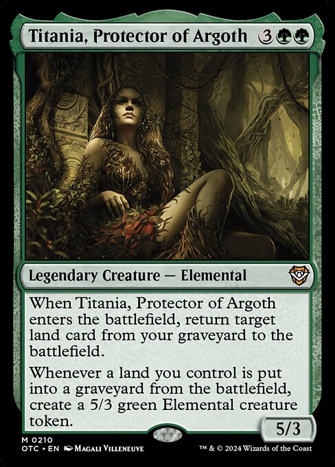 Titania, Protector of Argoth (Outlaws of Thunder Junction Commander #210)