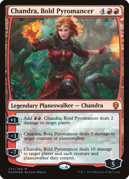 Chandra, Bold Pyromancer (Dominaria #275)