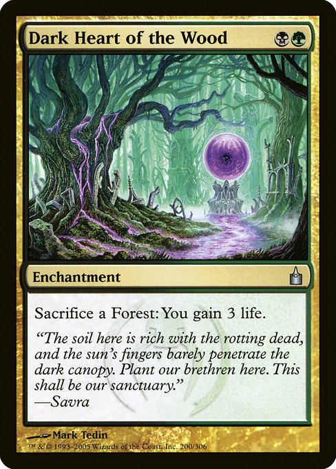 Dark Heart of the Wood (Ravnica: City of Guilds #200)