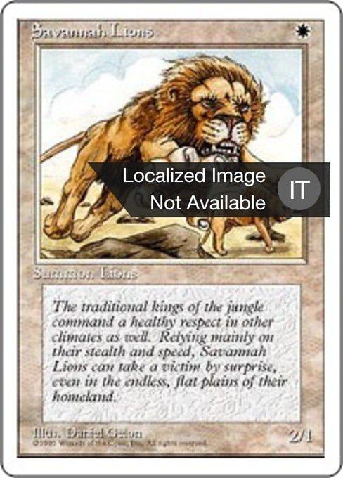 Savannah Lions (Fourth Edition #48)