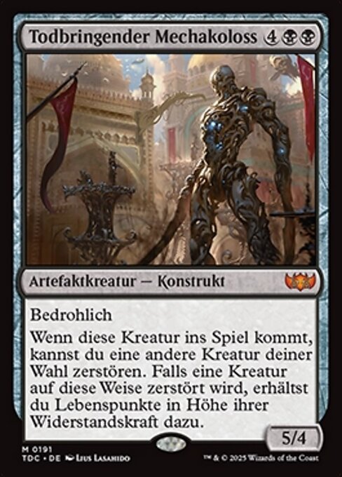 Todbringender Mechakoloss