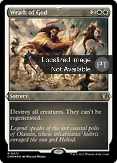 Wrath of God - Commander Masters Magic: The Gathering Card - Sorcery by Willian Murai