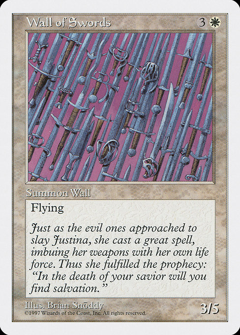 Wall of Swords card image