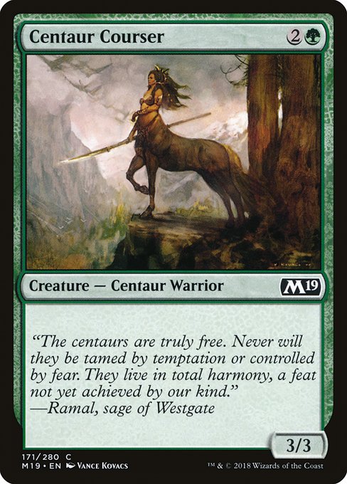 Centaur Courser (Core Set 2019 #171)