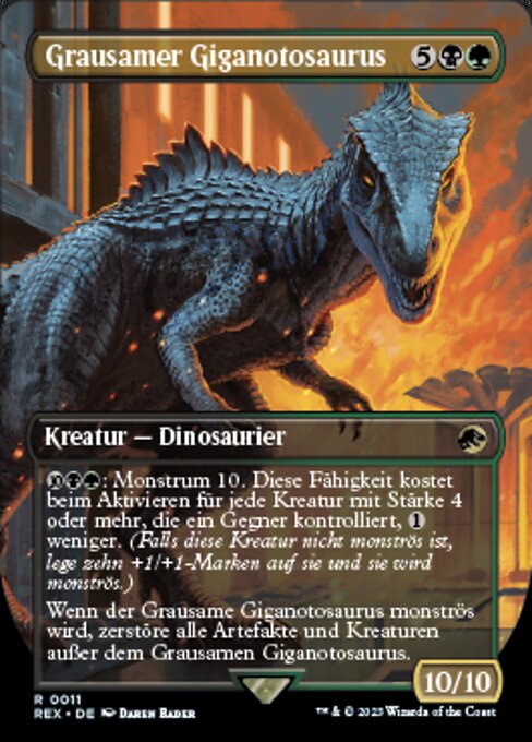 Grausamer Giganotosaurus