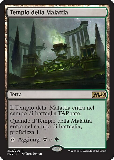 Temple of Malady (Core Set 2020 #254)