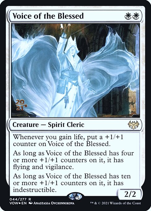 Voice of the Blessed (Innistrad: Crimson Vow Promos #44s)
