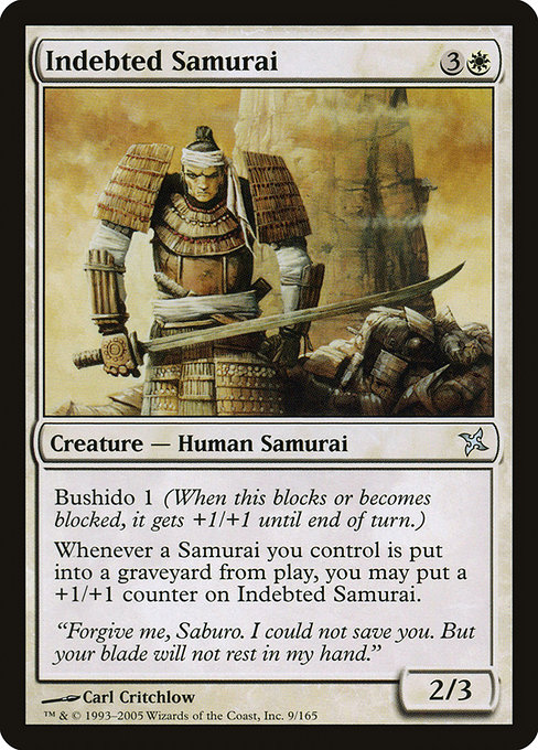 Indebted Samurai (Betrayers of Kamigawa #9)