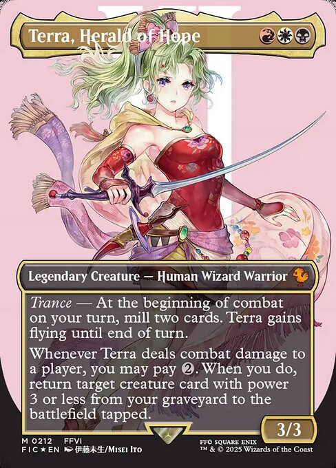 Terra, Herald of Hope (Final Fantasy Commander #212)
