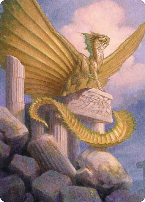Ancient Gold Dragon // Ancient Gold Dragon (Battle for Baldur's Gate Art Series #5)
