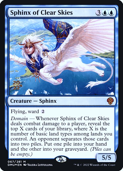 Sphinx of Clear Skies (Dominaria United Promos #67s)