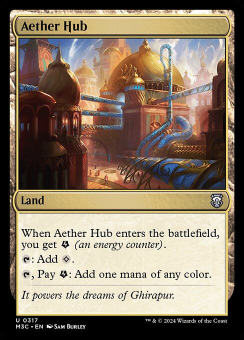 Aether Hub (Modern Horizons 3 Commander #317)