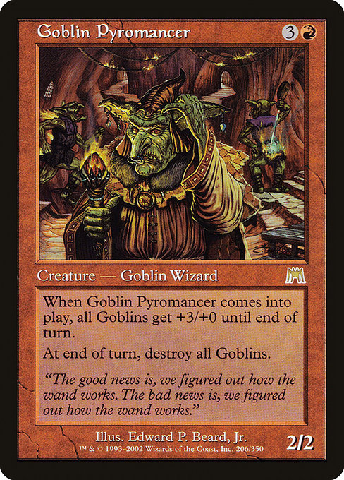 Goblin Pyromancer (Onslaught #206)