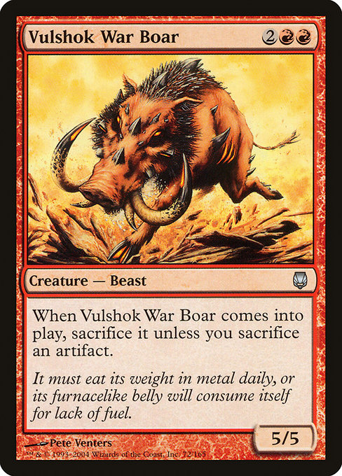 Vulshok War Boar card image
