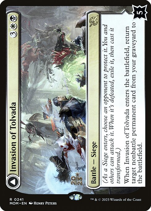 Invasion of Tolvada // The Broken Sky (March of the Machine Promos #241s)