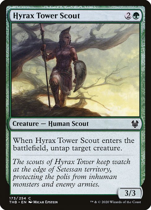 Hyrax Tower Scout card image