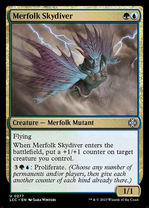 Merfolk Skydiver (The Lost Caverns of Ixalan Commander #277)