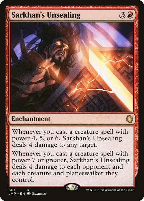Sarkhan's Unsealing (jmp) 361 Sarkhan's Unsealing (jmp) 361