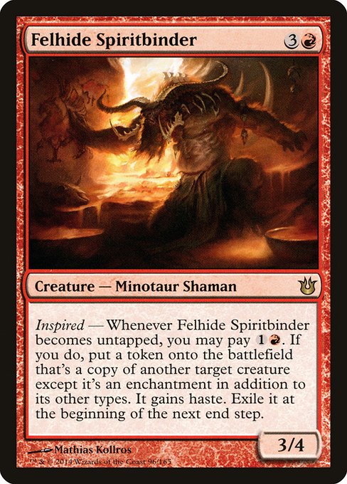 Felhide Spiritbinder (Born of the Gods #96)