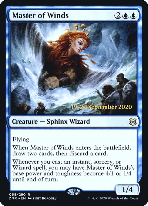 Master of Winds (Zendikar Rising Promos #68s)