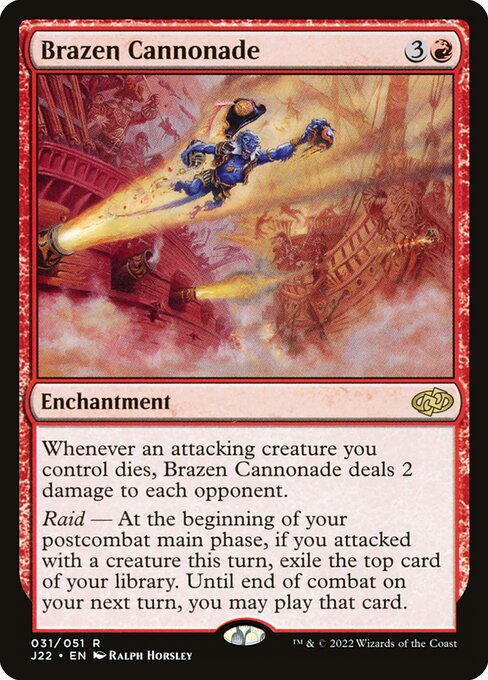 Brazen Cannonade card image