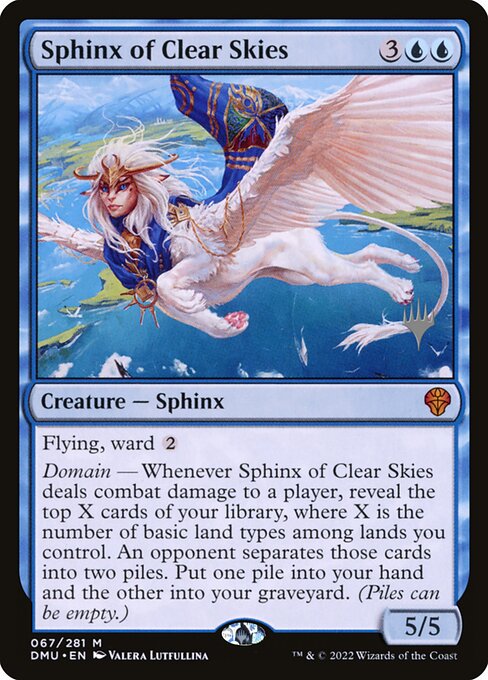 Sphinx of Clear Skies (Dominaria United Promos #67p)