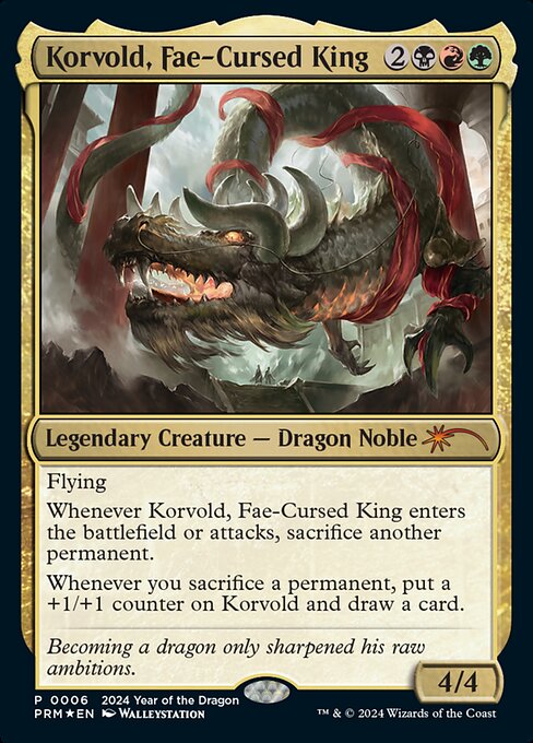Korvold, Fae-Cursed King (Year of the Dragon 2024 #6)